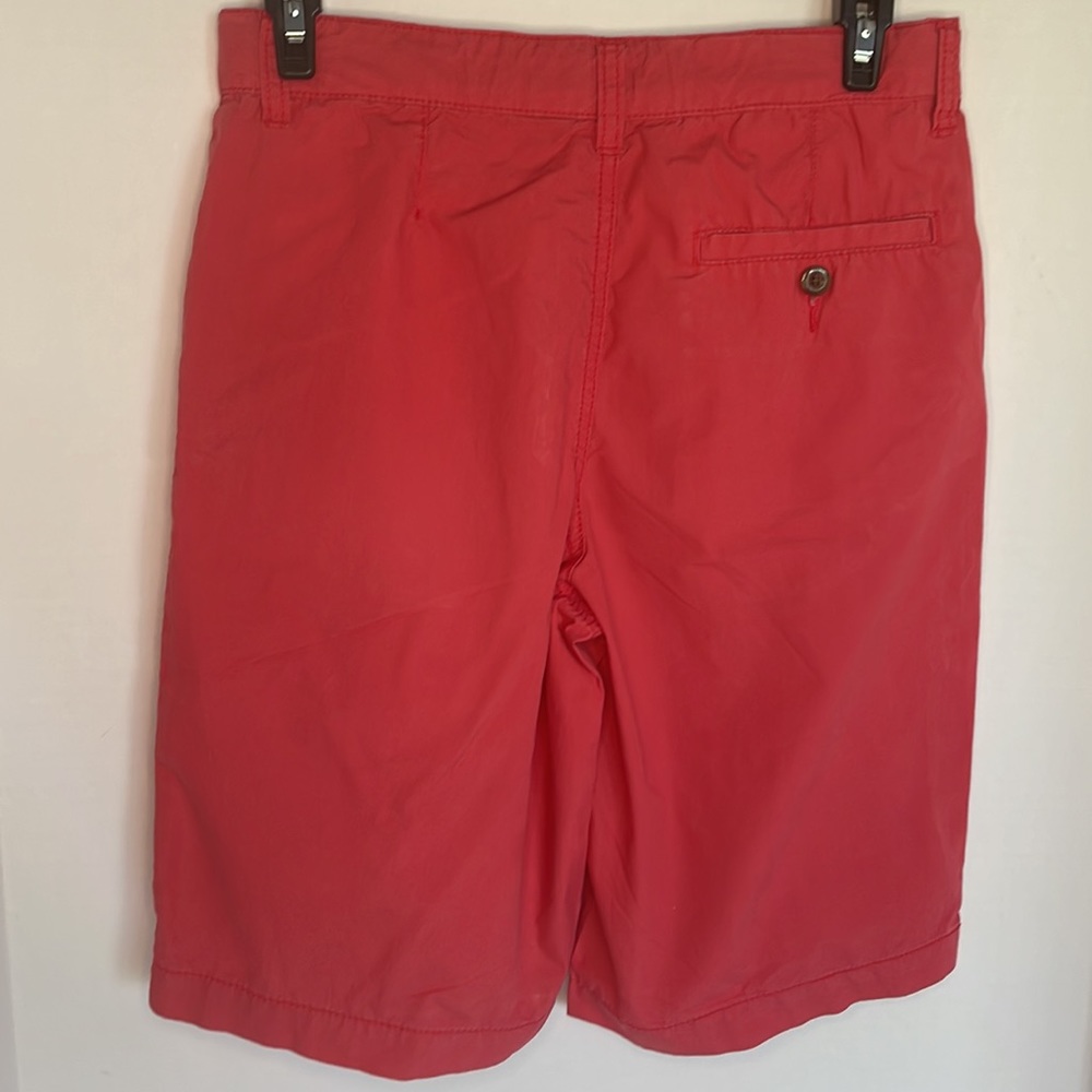 Old Navy youth size 12 flat front red/orange shorts - Picture 2 of 7
